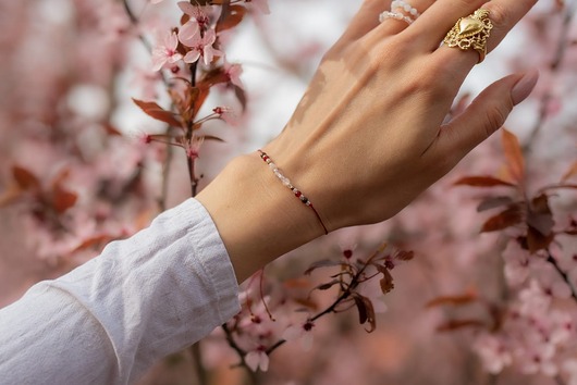 bransoletki z kamieni naturalnych Bransoletka zodiakalna Bliźnięta - Topaz Cytryn Karneol Tygrysie Oko