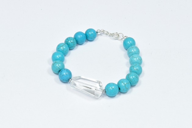 bransoletki z kamieni naturalnych Bransoletka Turkus Kamień naturalny