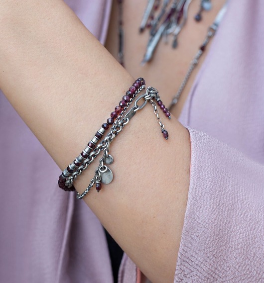 bransoletki wire wrapping Chain  bransoletka