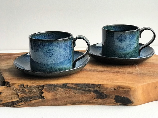 Filiżanka ceramiczna Zestaw dla dwojga Ceramika Tyka