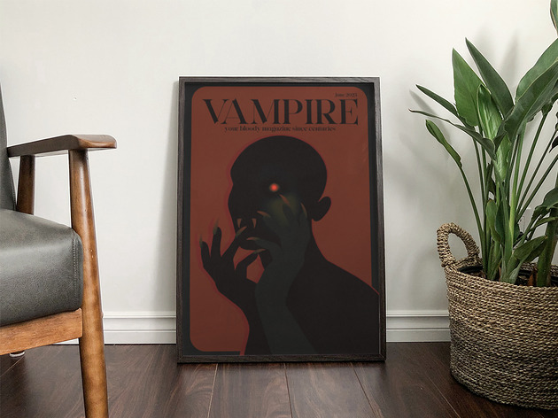grafiki i ilustracje Vampire magazine