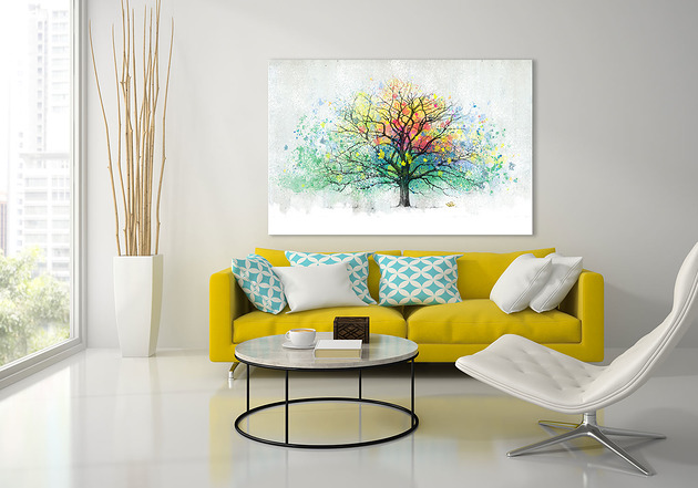 obrazy OBRAZ NA PŁÓTNIE - Drzewo abstrakcja