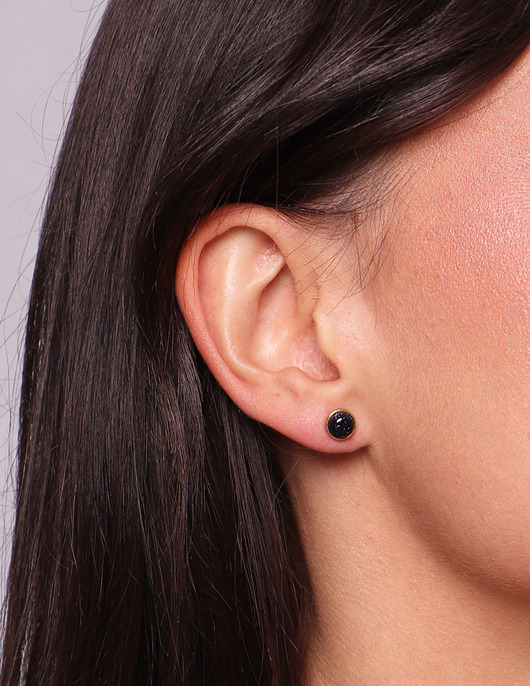 kolczyki pozłacane Kolczyki pozłacane sztyfty - noc kairu