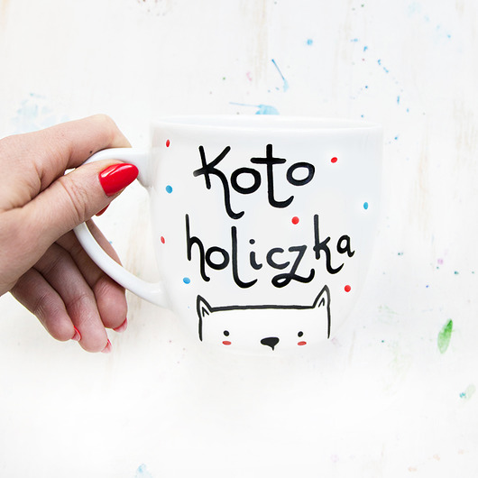 Kotoholiczka - kubek 300 miamilu