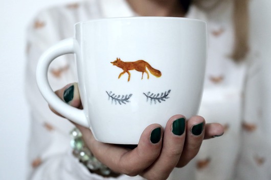 kubki duży kubek z uchem Fox Dixie Lion 400ml - Dixie 