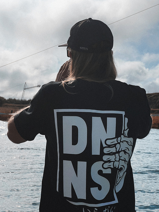 t-shirty męskie Czarna długa koszulka organic DNNS