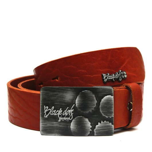 Pasek camel Black Dots