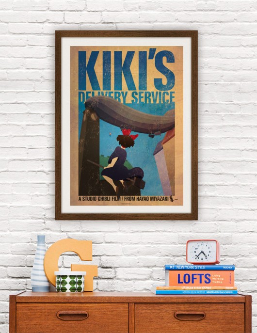 Kiki's Delivery Service - plakat minimalmill