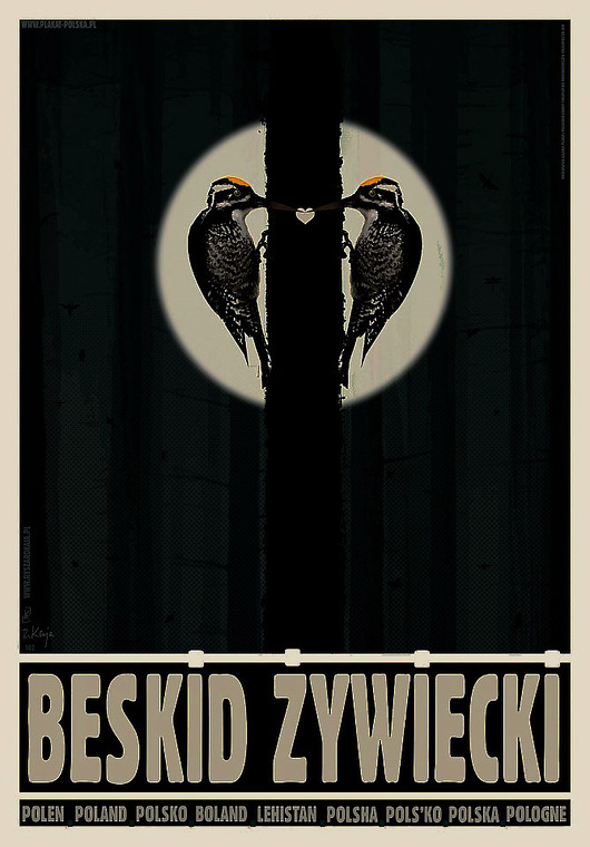 plakaty Plakat Beskid Żywiecki (R. Kaja) 98x68 cm