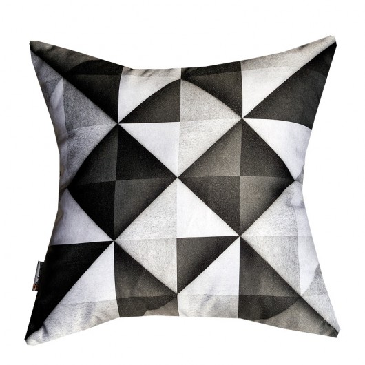 Wyprzedaż! światłocienie b&w - poduszka 45cm AT design