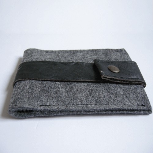 Filcowo - skórzane etui na telefon craft plank