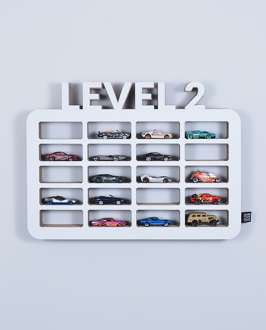Półka na samochody level 2  biały ecoono