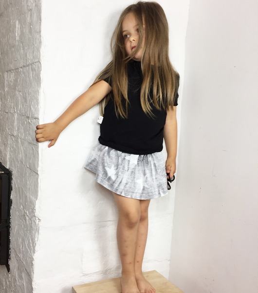 Spódniczka Jeans star white SlowVillage