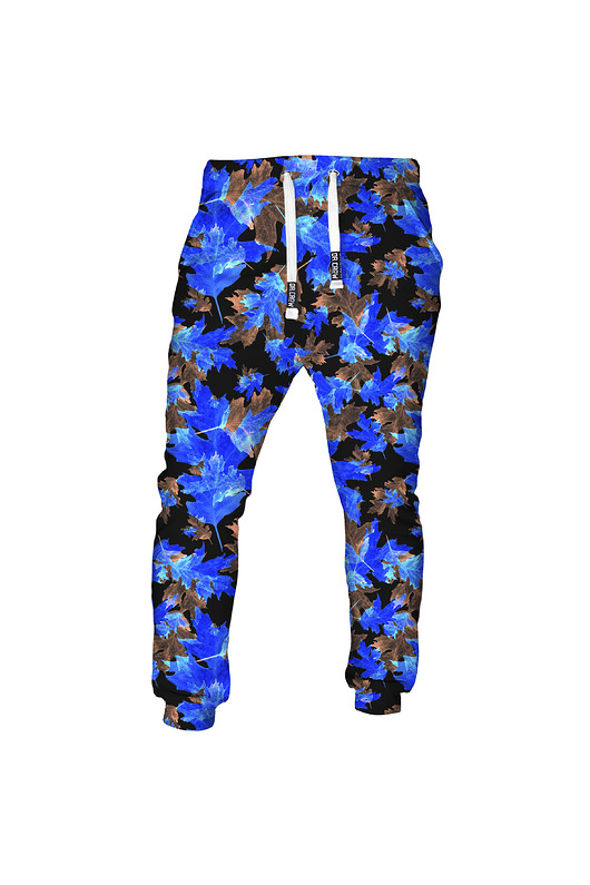 spodnie męskie DR.CROW Spodnie Fullprint Blue Leaves