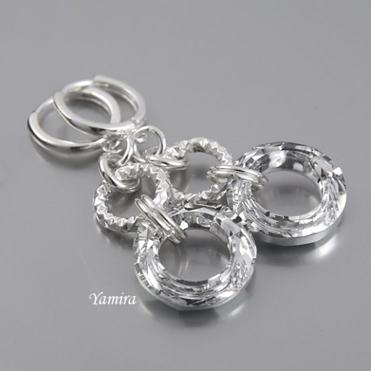 kryształ Swarovski Cosmic Ring CAL exclusive - kolczyki yamira