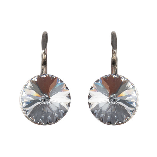 Srebrne kolczyki z kryształami marki Swarovski Alessandra unique