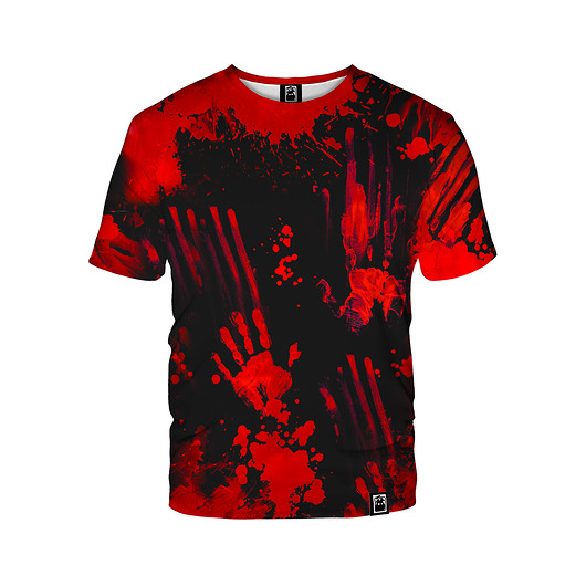 t-shirty męskie Męski T-shirt DR.CROW Zombie Black