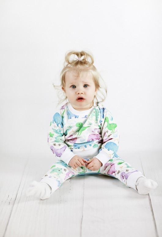 bluzy dla dziewczynki Dres DINO
