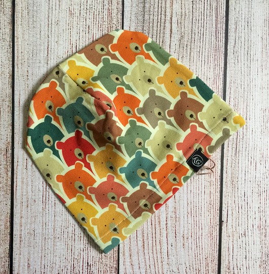 Cienka czapka z dresówki  KG Handmade