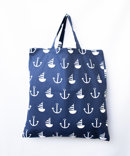 Torba bawełniana fullprint - kotwica 2 AllbagAllprints