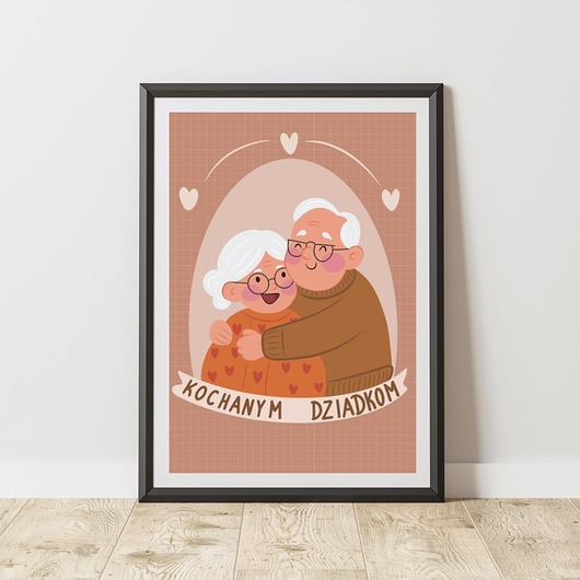 grafiki i ilustracje Plakat  na Dzień Dziadka i Babci