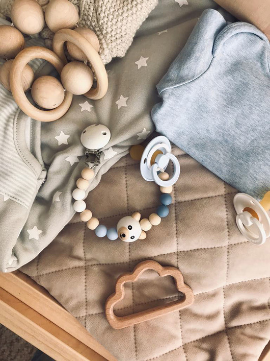 Przywieszka do smoczka dla chłopca Mymami
