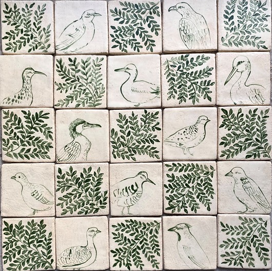kafle i panele Las i Ptaki- płytki ceramiczne