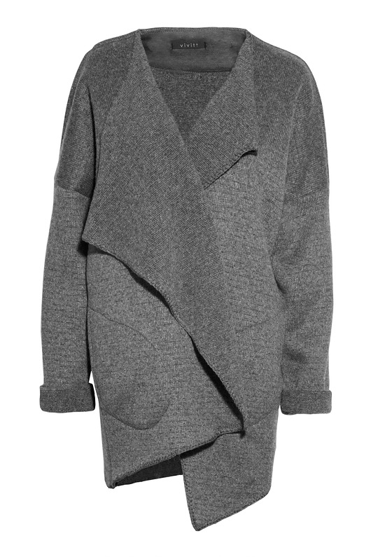 Sweter MIYA jasno szary vivitt
