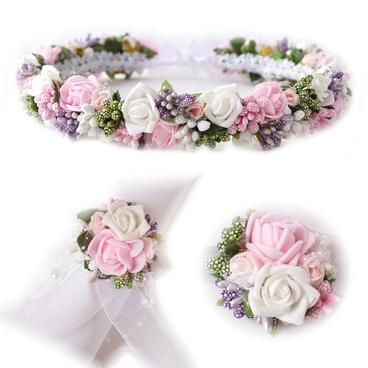 wianki komunijne Zestaw komunijny 2022 wianek komunijny