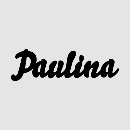 Napis Drewniany 3D PAULINA LOVINA PRINTS