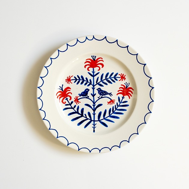 Ozdoby na ścianę Talerz na ścianę - lilie