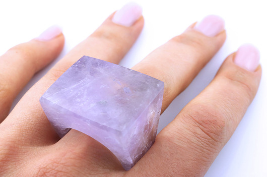 InspiRING Ametyst  Brazi Druse Jewelry