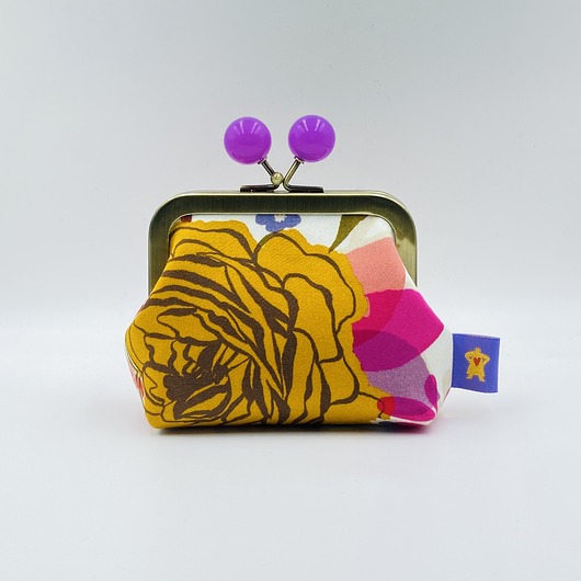 portfele damskie Peonies and Roses Purple