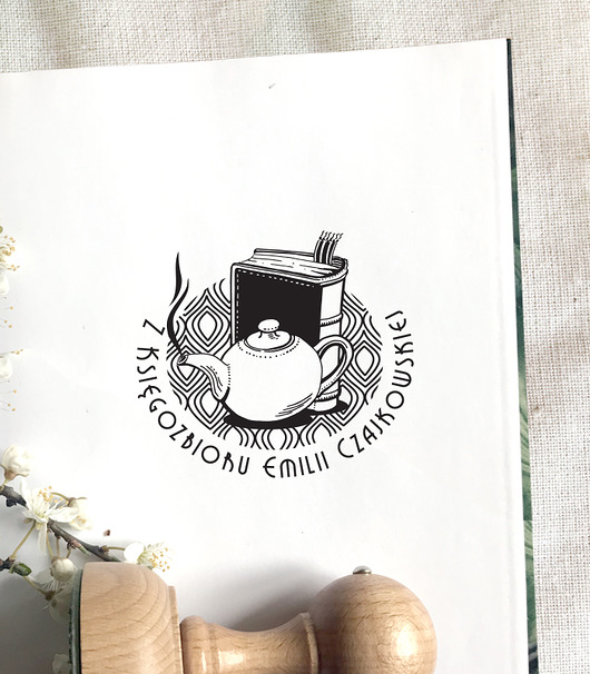 IMBRYK I KSIĄŻKA -  personalizowany Ex Libris Malu Studio