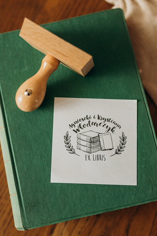 stemple Stempel Ex Libris "Księgi" - Zestaw prezentowy