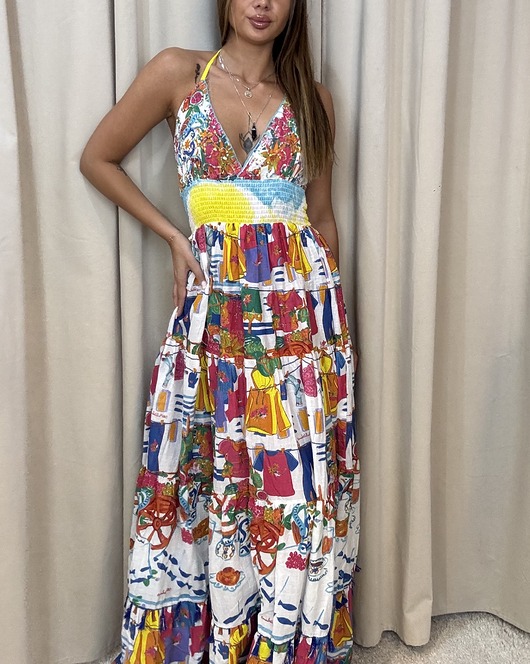 sukienki maxi damskie Sukienka Antika Chloe