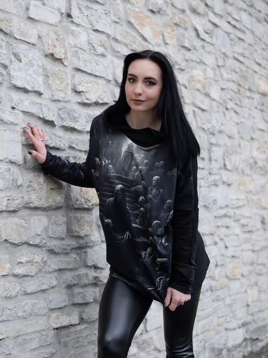bluza z kapturem damska Bluza Death Chamber