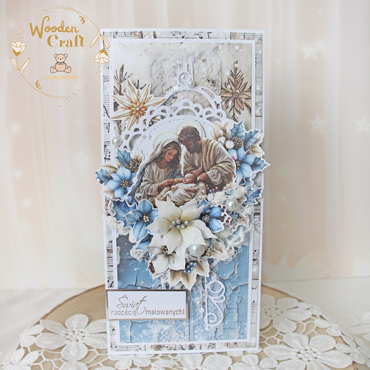 kartki świąteczne Kartka świąteczna Boże Narodzenie prezent "HolyFamily"