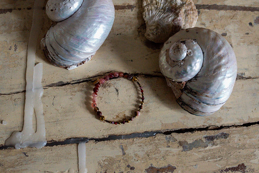 bransoletki z kamieni naturalnych Bransoletka z Opalem Granatem i Agatem