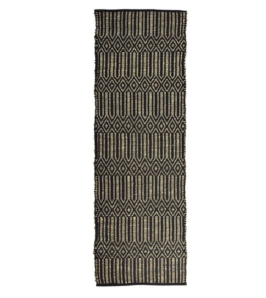 Dywan z trawy morskiej Durban długi czarny Home Design