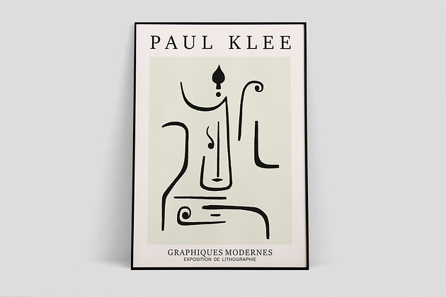 Paul Klee- plakat wystawowy Pas De LArt