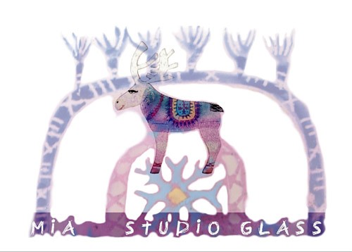 Renifer Borowska Glass Design