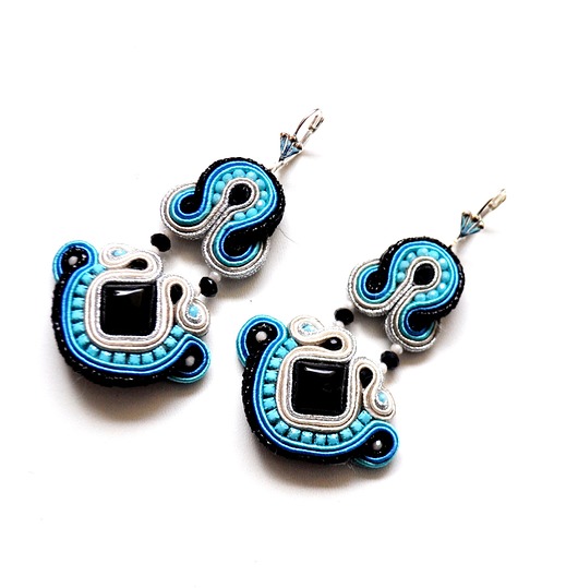 kolczyki soutache Sutaszowe kolczyki GUISA
