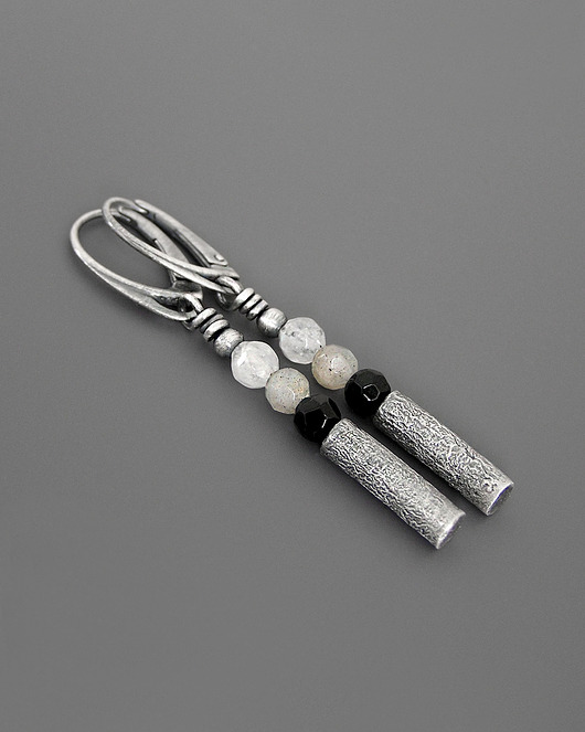 kolczyki srebrne Kolczyki Stick, srebro