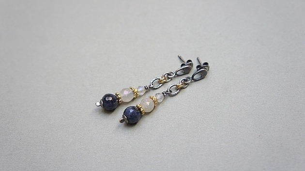 kolczyki srebrne Kolczyki srebrne Małe klejnotki vol. 9