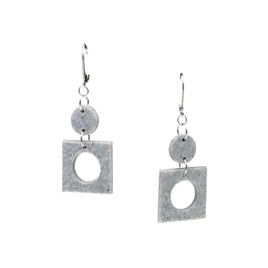 Kolczyki Greyone geometry dangle RAROU