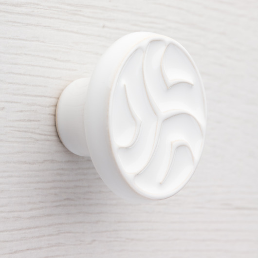 gałki do mebli Gałka do mebli biała wz.18