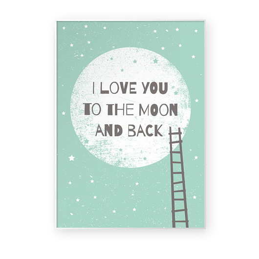 To the moon and back I | 70x100 cm milostudio