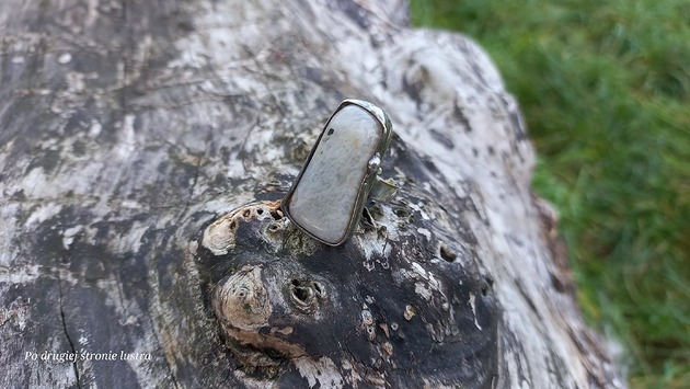 pierścionki - różne Moonstone - pierścionek regulowany