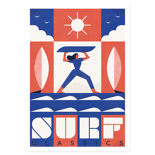 plakaty Plakat, Surf Classics, surfing, surf board